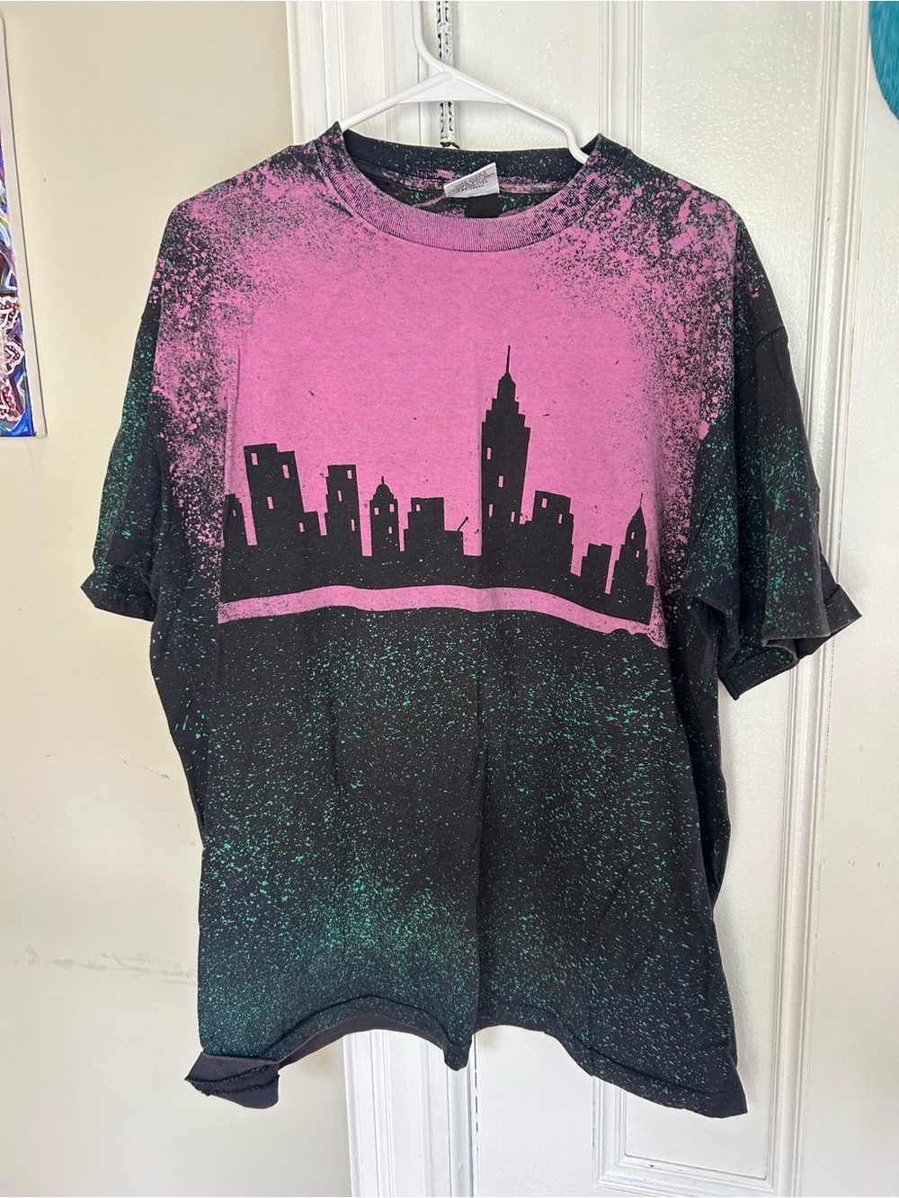 Focal point vintage city skyline tshirt men’s xl single stitch retro